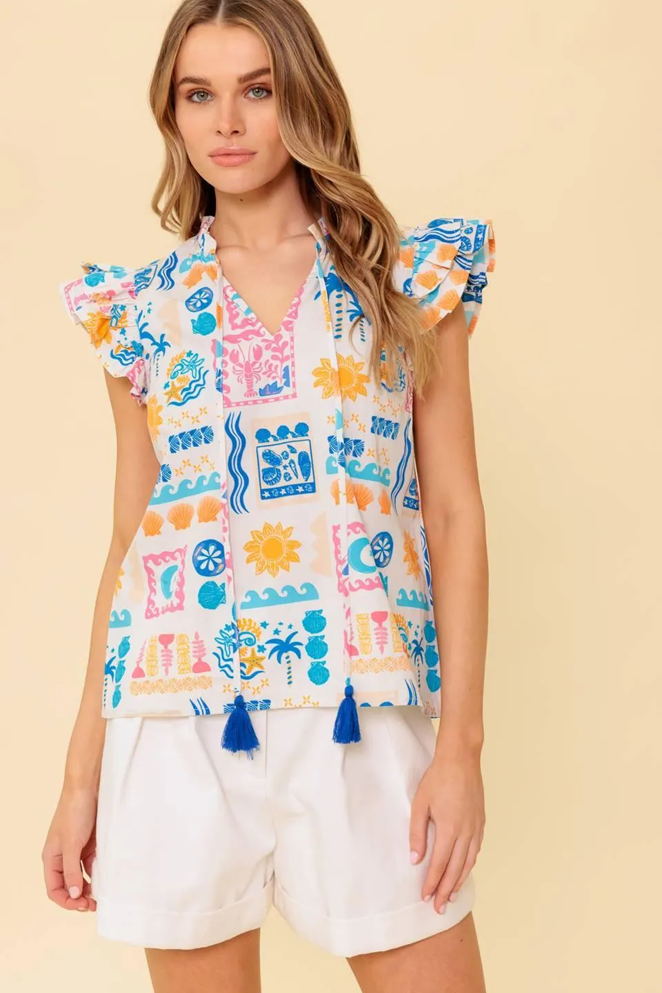 Ventura Vision Woven Top sold by Zulily product image thumbnail 4