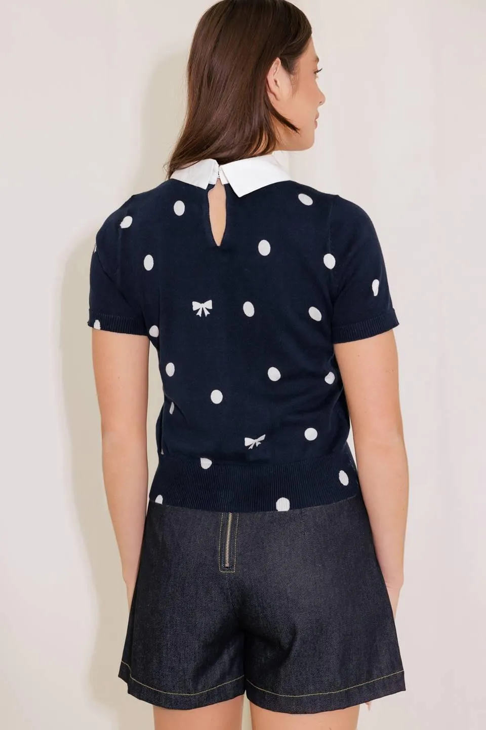 Sidewalk Café Navy Sweater Knit Top sold by Zulily product image thumbnail 4