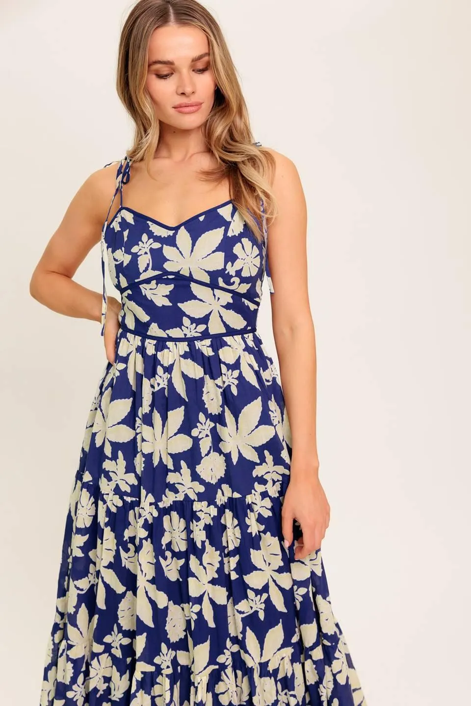 Petals in the Wind Woven Midi Dress sold by Zulily product image thumbnail 5