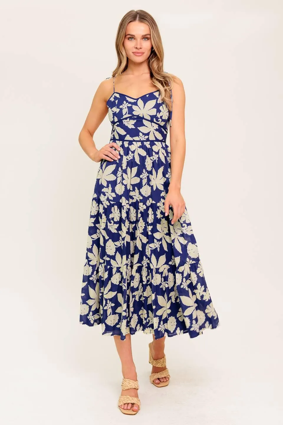 Petals in the Wind Woven Midi Dress sold by Zulily product image thumbnail 3