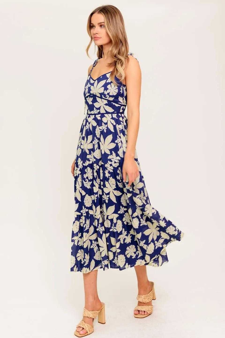 Petals in the Wind Woven Midi Dress sold by Zulily product image thumbnail 4