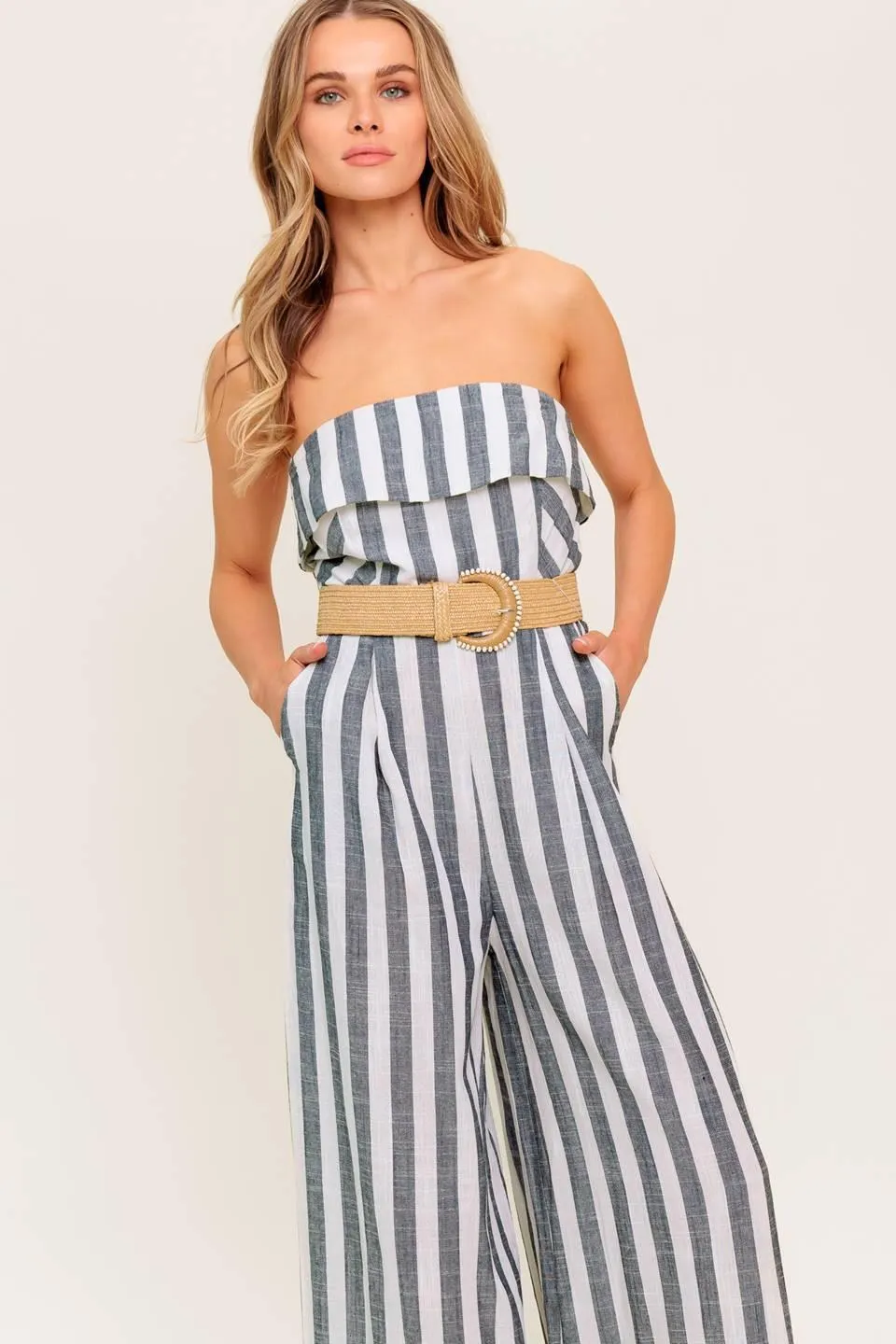 Urban Soul Woven Jumpsuit sold by Zulily product image thumbnail 4