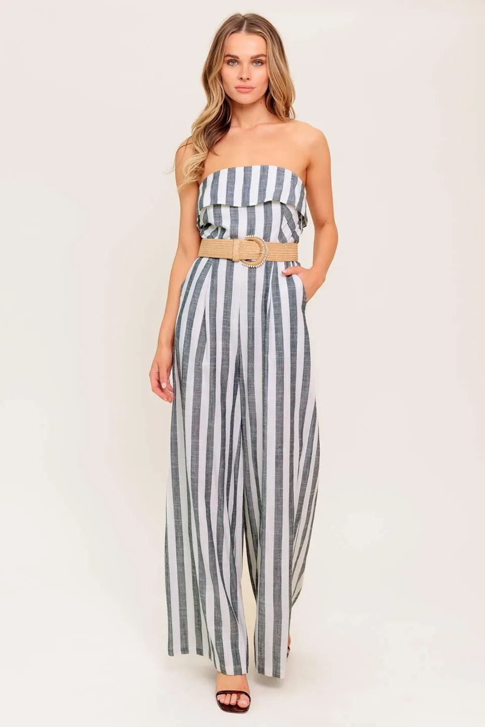 Urban Soul Woven Jumpsuit sold by Zulily product image thumbnail 3