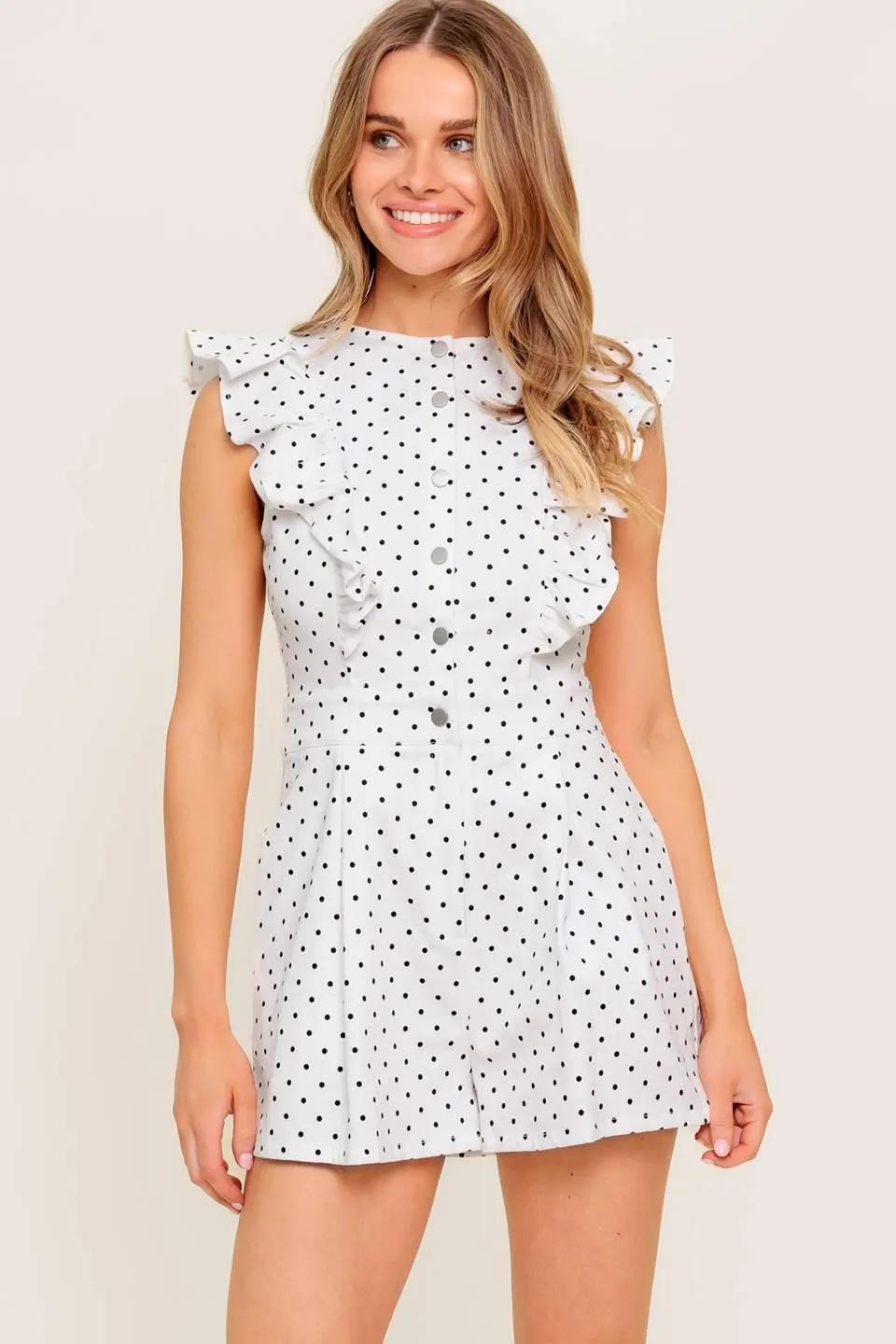 Sunny Mood Woven Romper sold by Zulily product image thumbnail 3