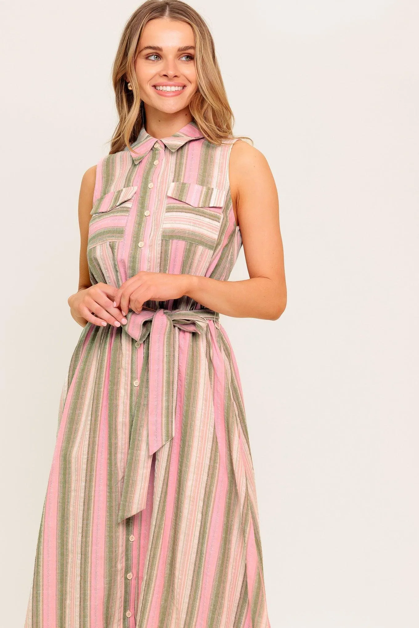 Wind on My Skin Woven Midi Dress sold by Zulily product image thumbnail 3