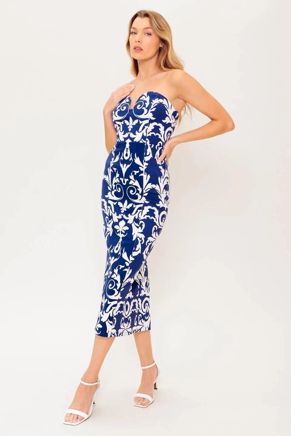 Where My Heart is Contouring Midi Dress sold by Zulily product image thumbnail 3