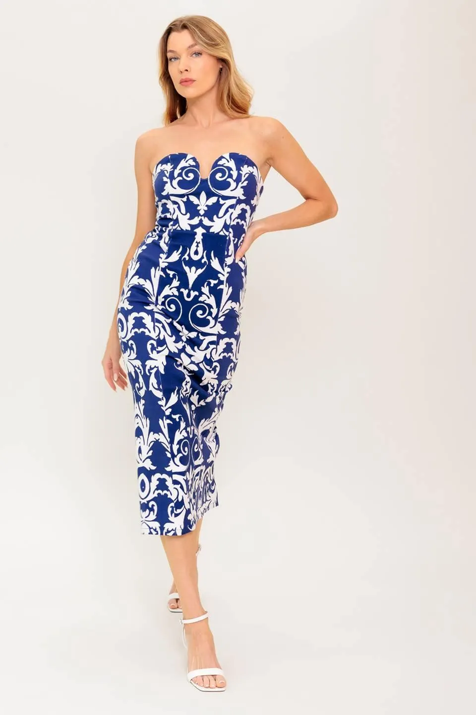 Where My Heart is Contouring Midi Dress sold by Zulily product image thumbnail 4
