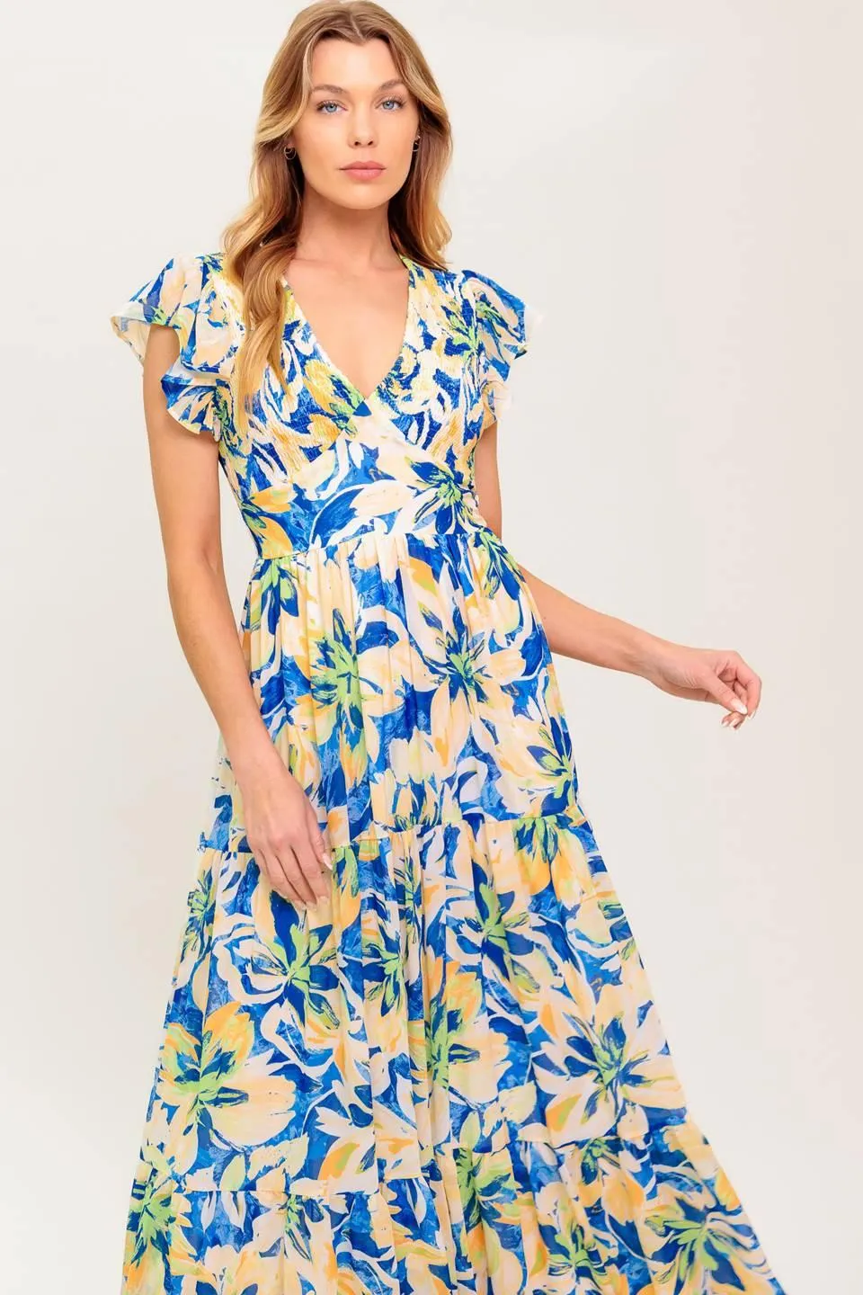 Echoes of You Floral Woven Maxi Dress sold by Zulily product image thumbnail 3