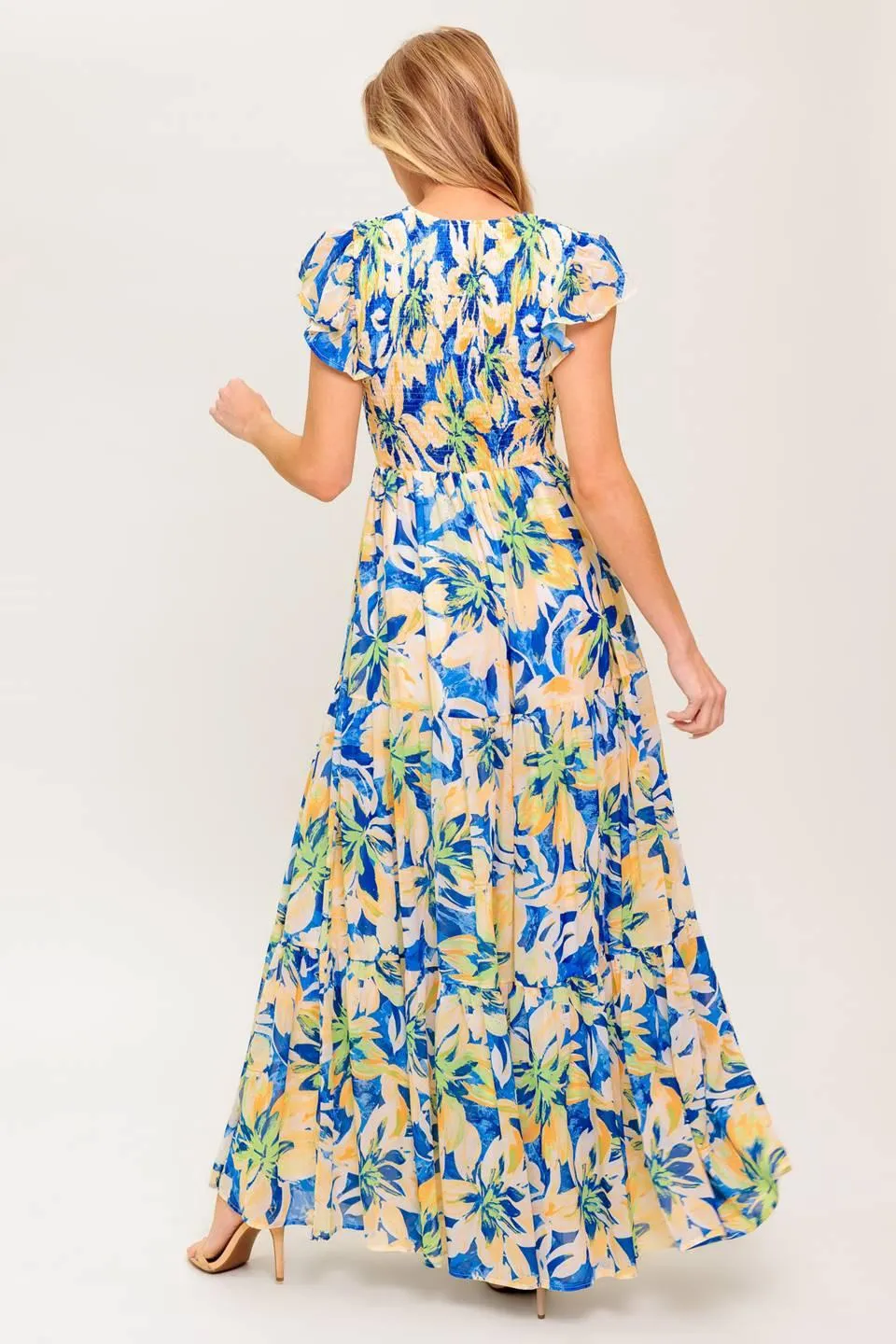 Echoes of You Floral Woven Maxi Dress sold by Zulily product image thumbnail 5