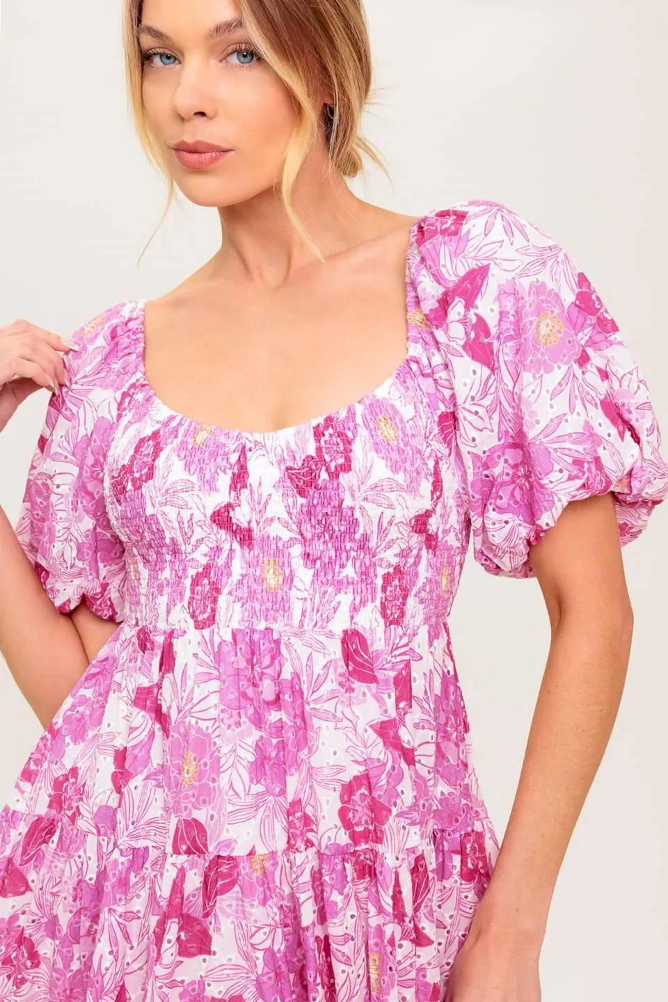 Meadow Rhythm Woven Eyelet Mini Dress sold by Zulily product image thumbnail 2