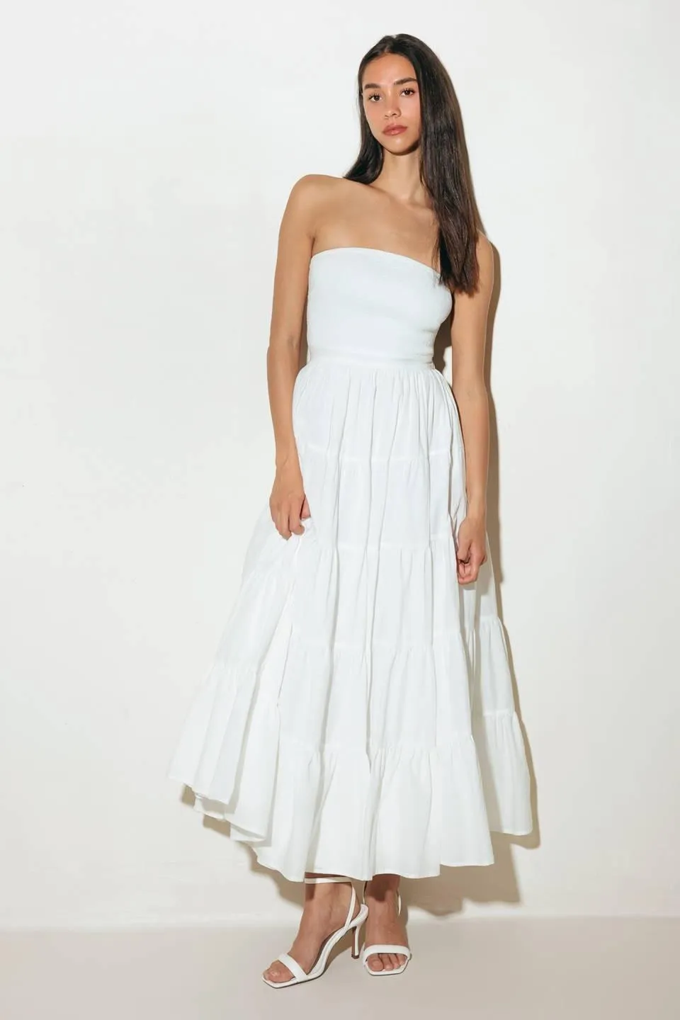 Neo Breeze White Midi Dress sold by Zulily product image thumbnail 4