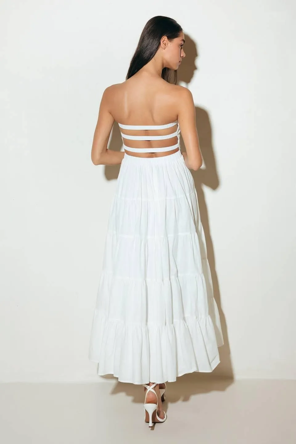 Neo Breeze White Midi Dress sold by Zulily product image thumbnail 5