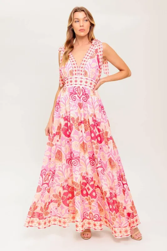 Leace it to Fate Woven Maxi Dress made by Flying Tomato