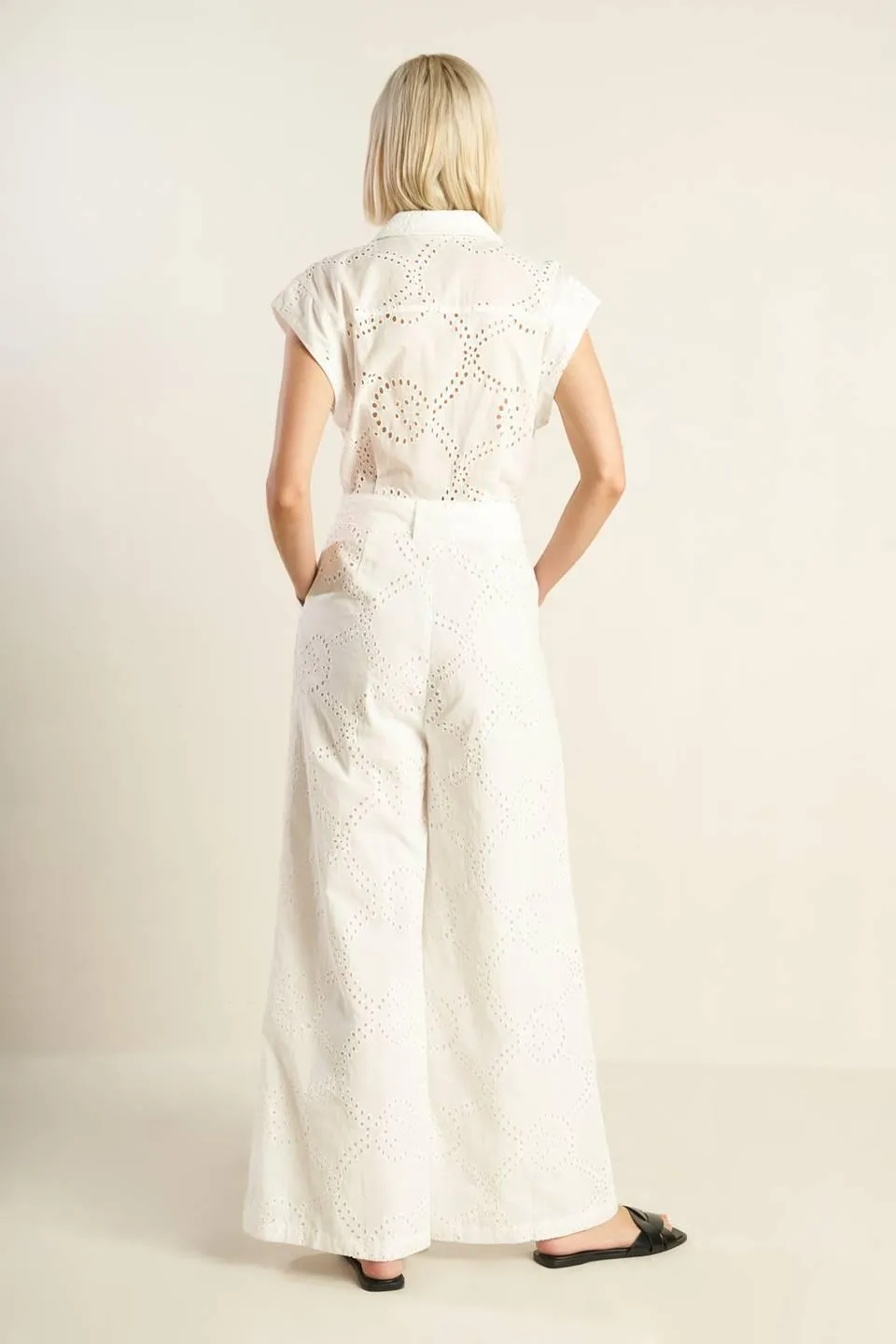 Know Better Woven Eyelet Jumpsuit sold by Zulily product image thumbnail 2