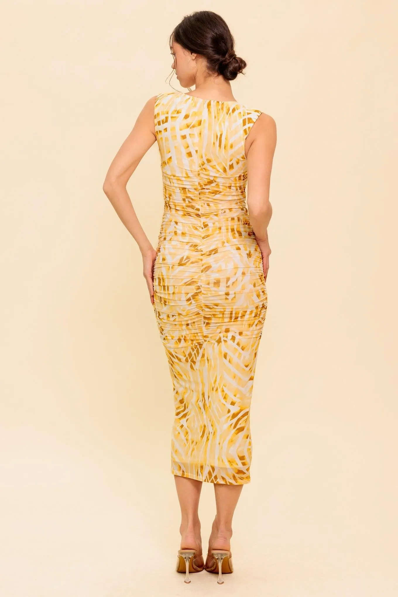 Sweet as Ever Power Mesh Bodycon Midi Dress sold by Zulily product image thumbnail 3