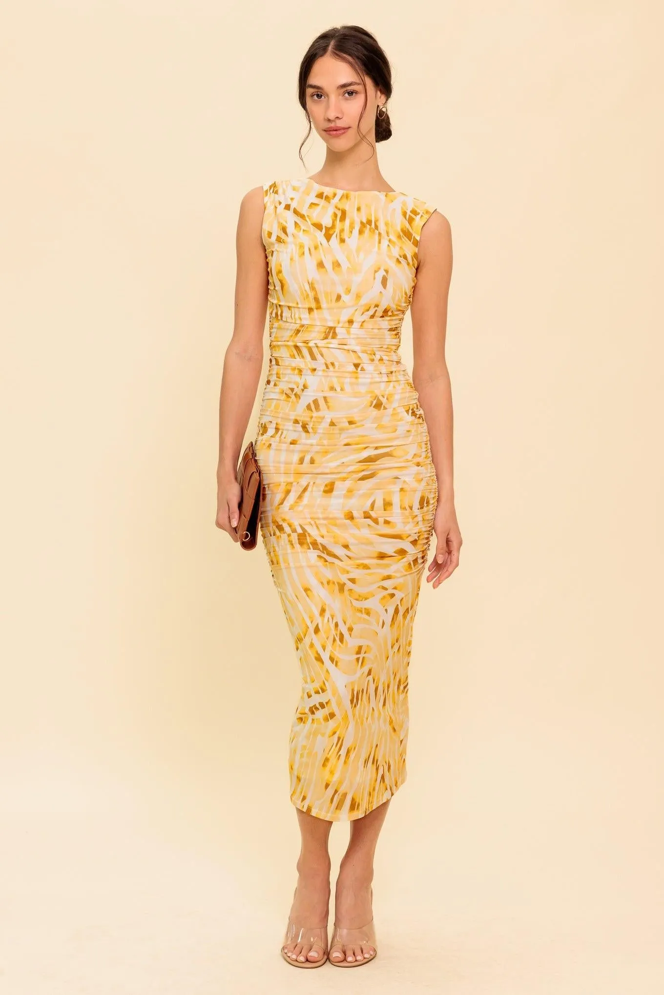 Sweet as Ever Power Mesh Bodycon Midi Dress sold by Zulily product image thumbnail 5