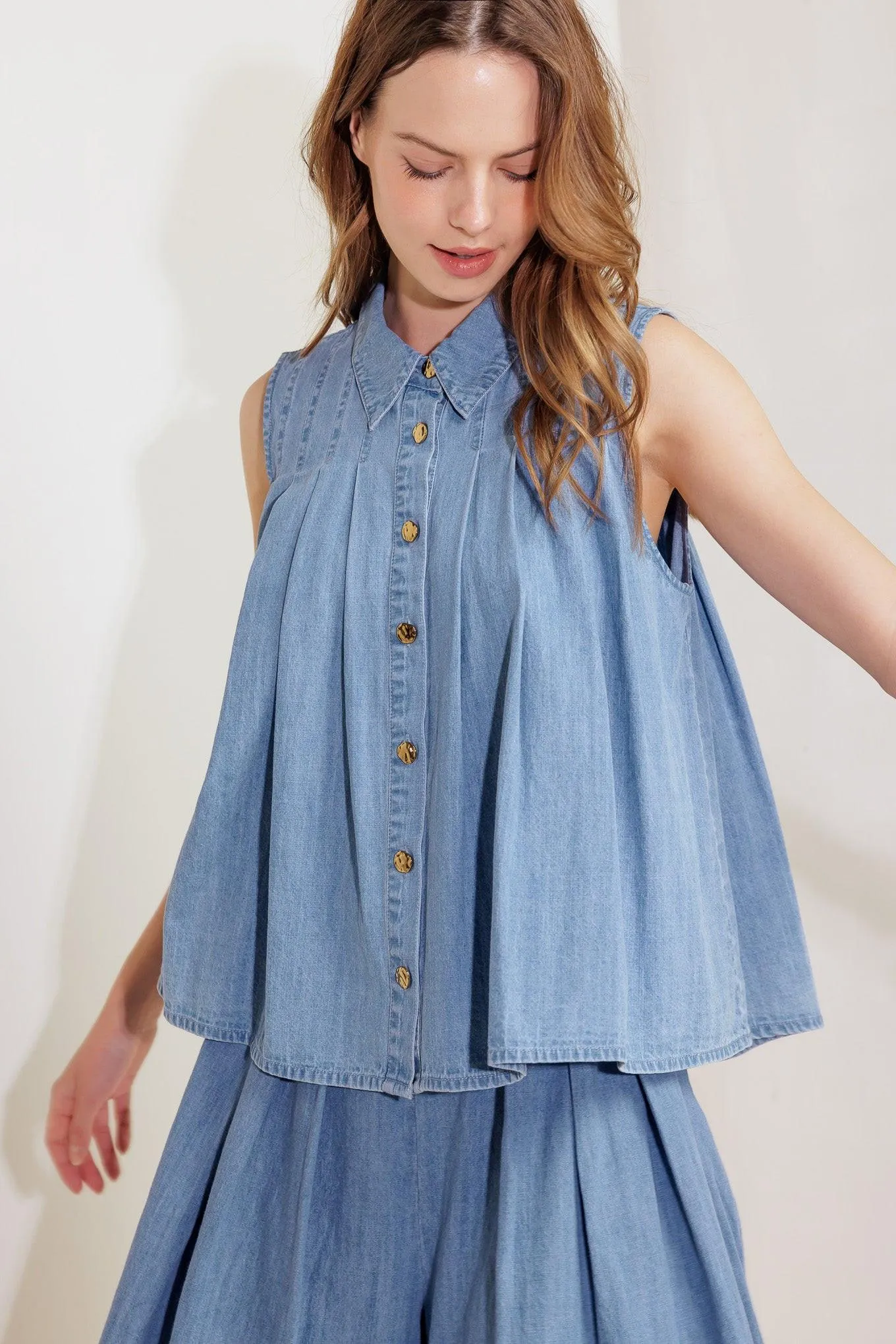 Serenity Hill Chambray Top sold by Zulily