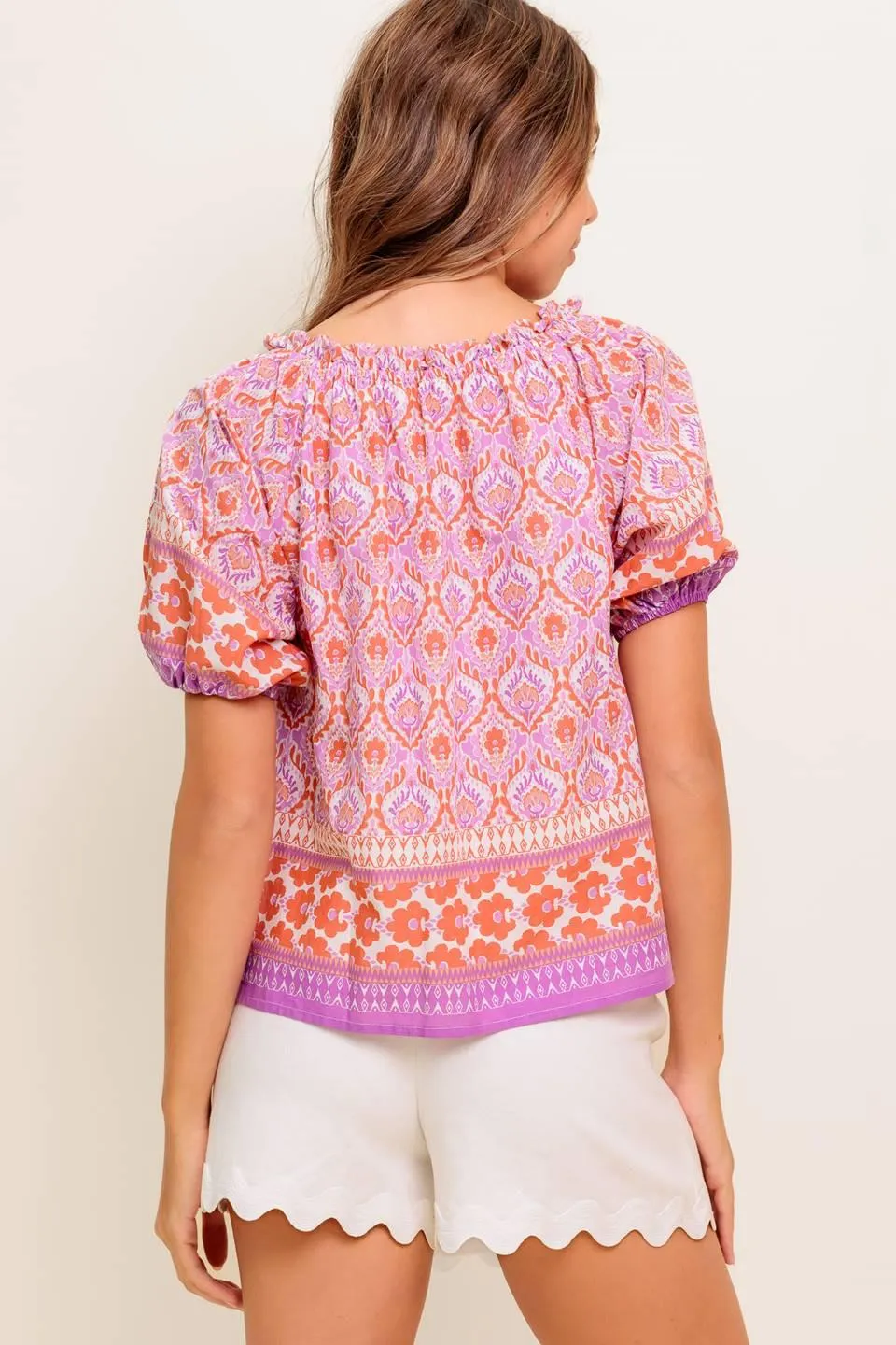 Whispering Lavender Woven Top sold by Zulily product image thumbnail 3