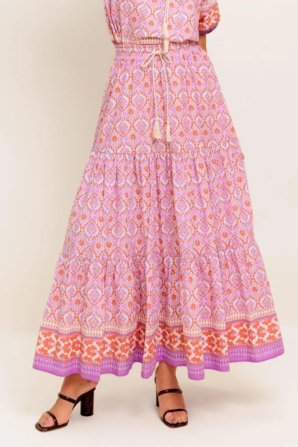 Whispering Lavender Woven Maxi Skirt sold by Zulily product image thumbnail 2