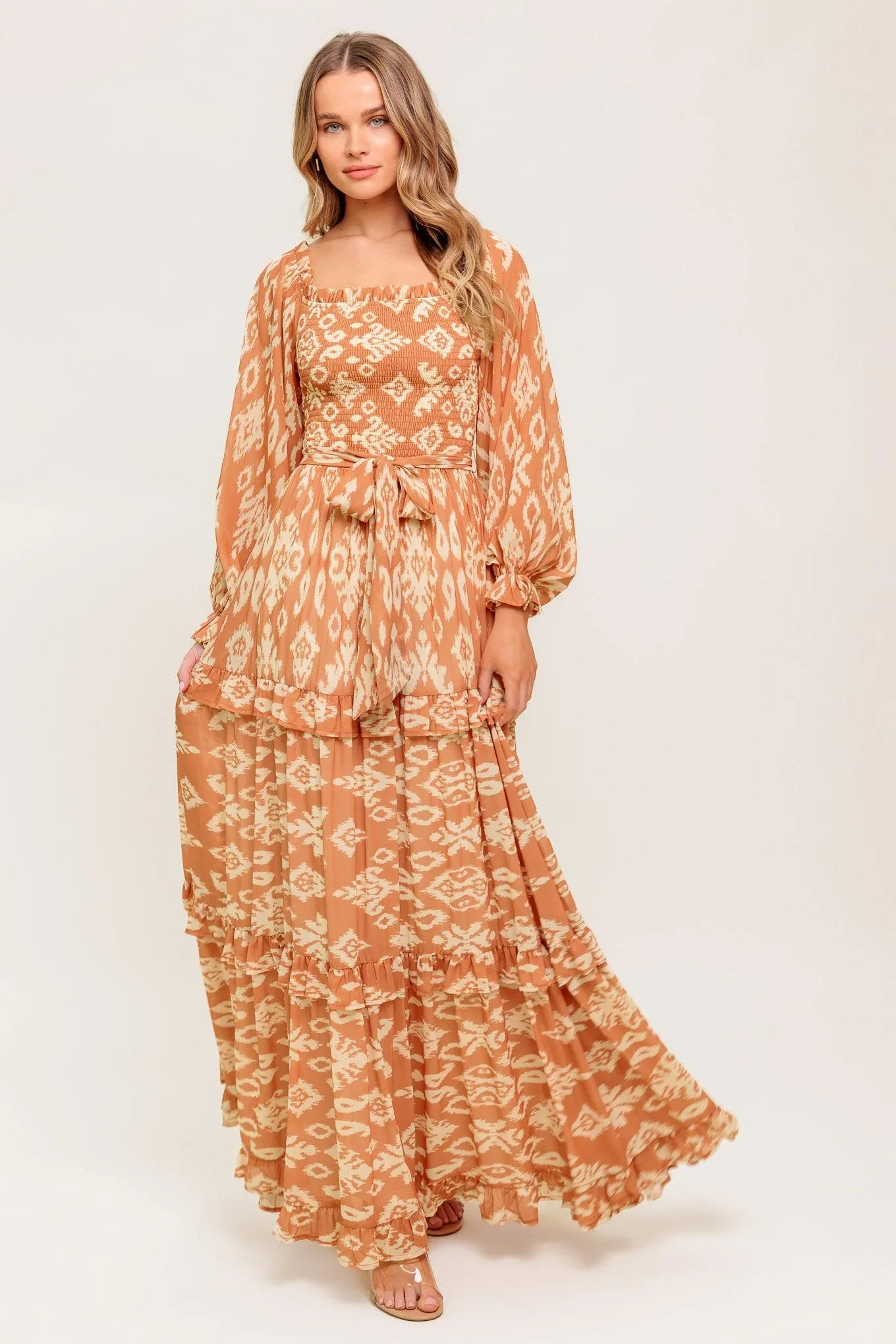 Cosmopolitan Elegance Woven Maxi Dress sold by Zulily product image thumbnail 3