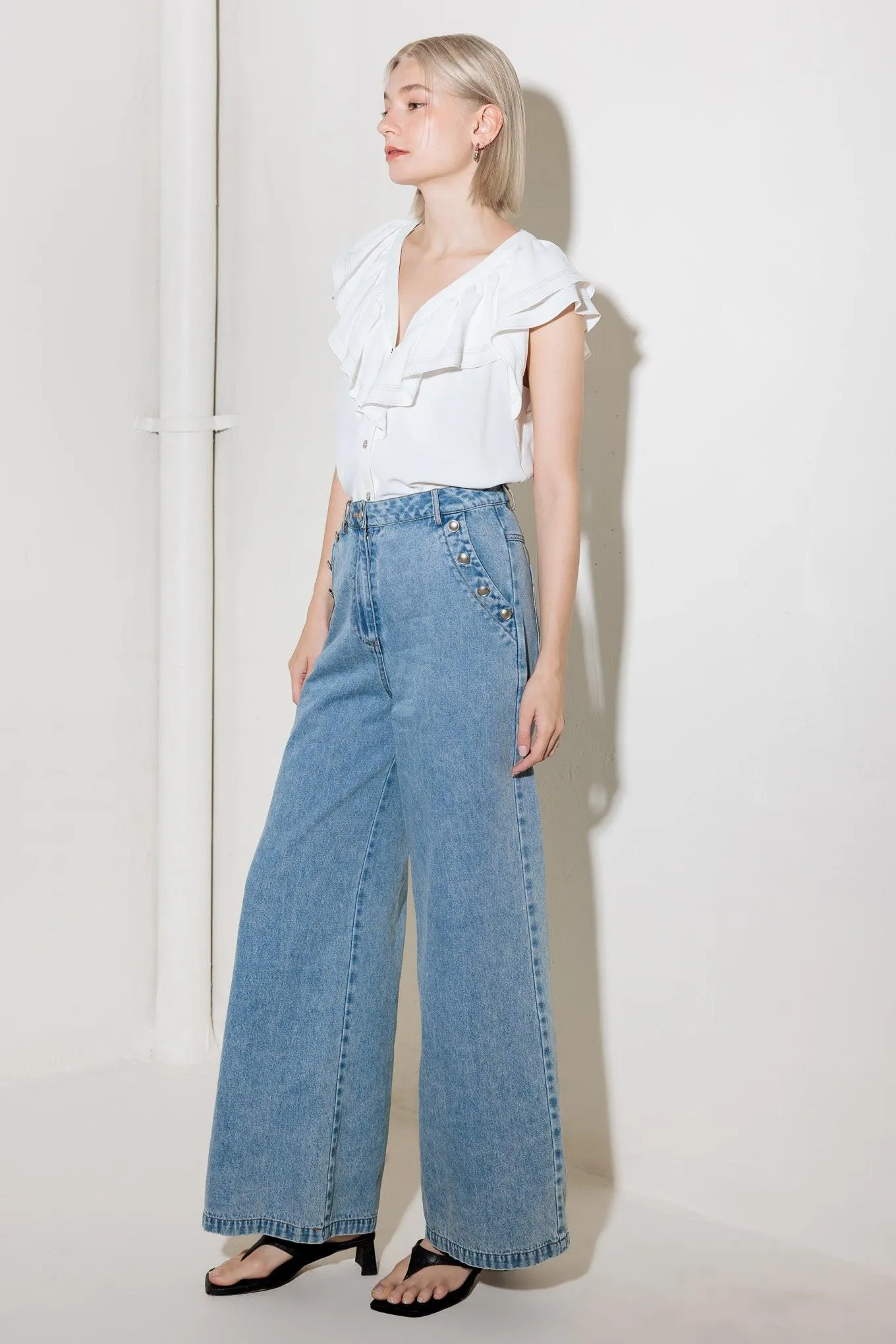 Ever So Sweet Denim Pants sold by Zulily product image thumbnail 4