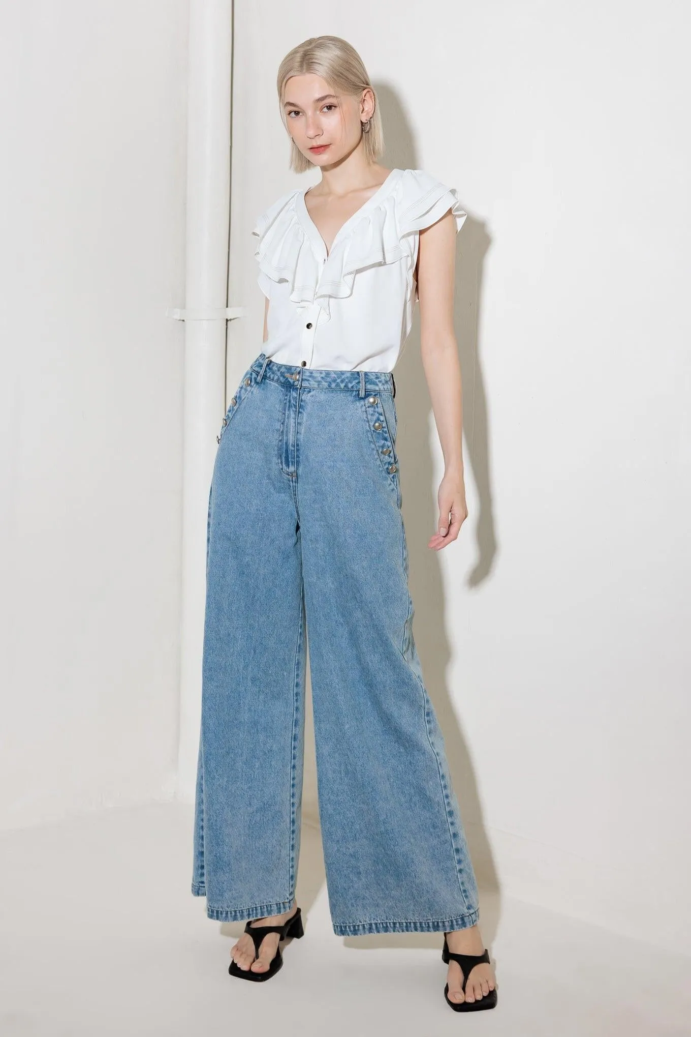 Ever So Sweet Denim Pants sold by Zulily product image thumbnail 5