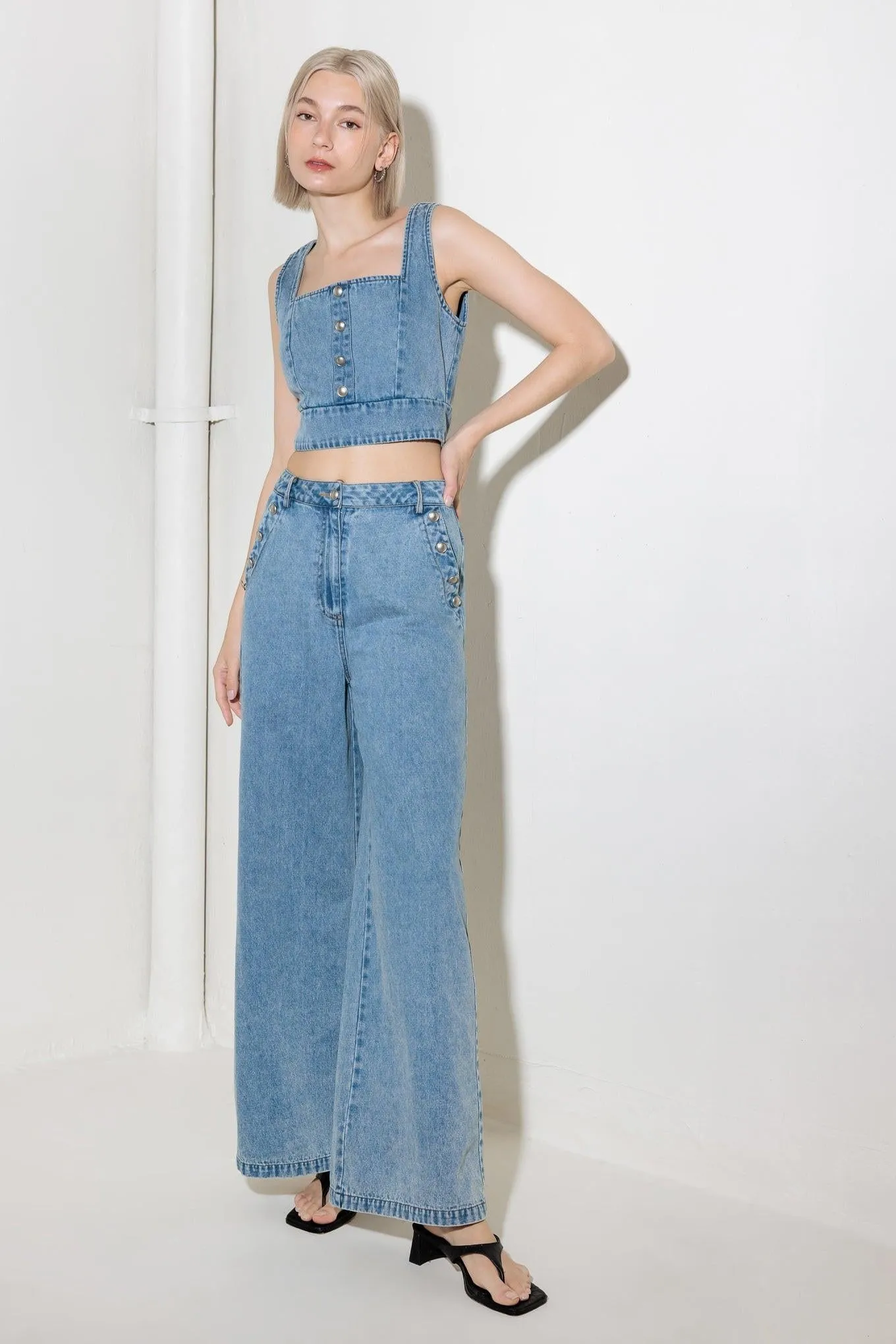 Ever So Sweet Denim Pants sold by Zulily product image thumbnail 3