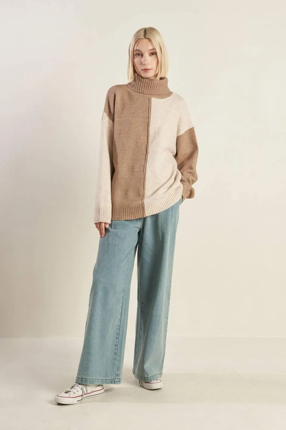Mixed Emotions Colorblocked Sweater Top sold by Zulily product image thumbnail 5