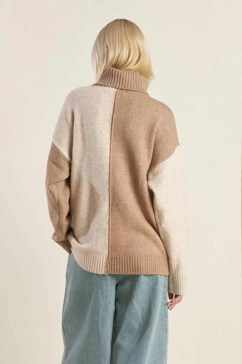 Mixed Emotions Colorblocked Sweater Top sold by Zulily product image thumbnail 2