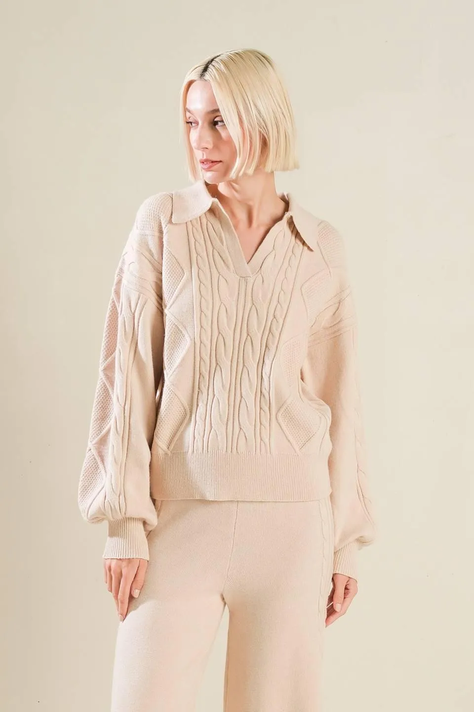 Hold Your Gaze Sweater Knit Top sold by Zulily