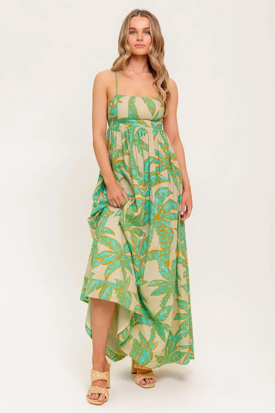 Blossom Spell Woven Maxi Dress sold by Zulily