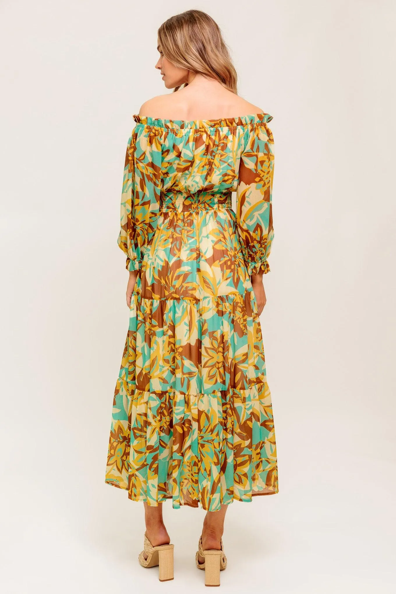 Thena Secret Garden Woven Midi Dress sold by Zulily product image thumbnail 4