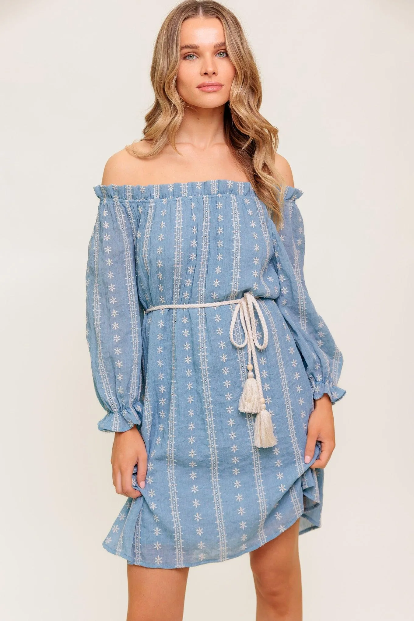 No More Cloudy Skies Woven Mini Dress sold by Zulily product image thumbnail 5
