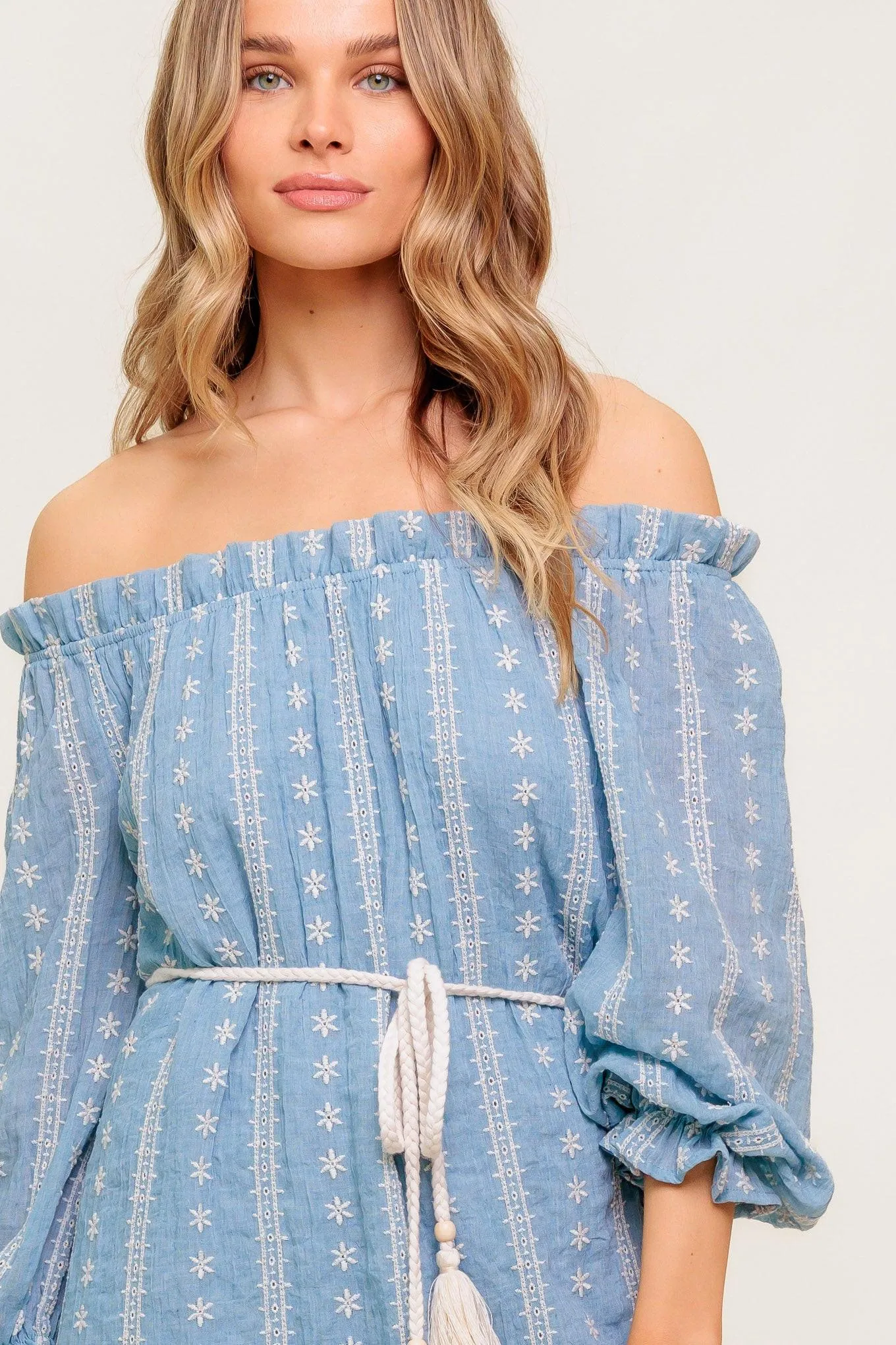 No More Cloudy Skies Woven Mini Dress sold by Zulily product image thumbnail 2