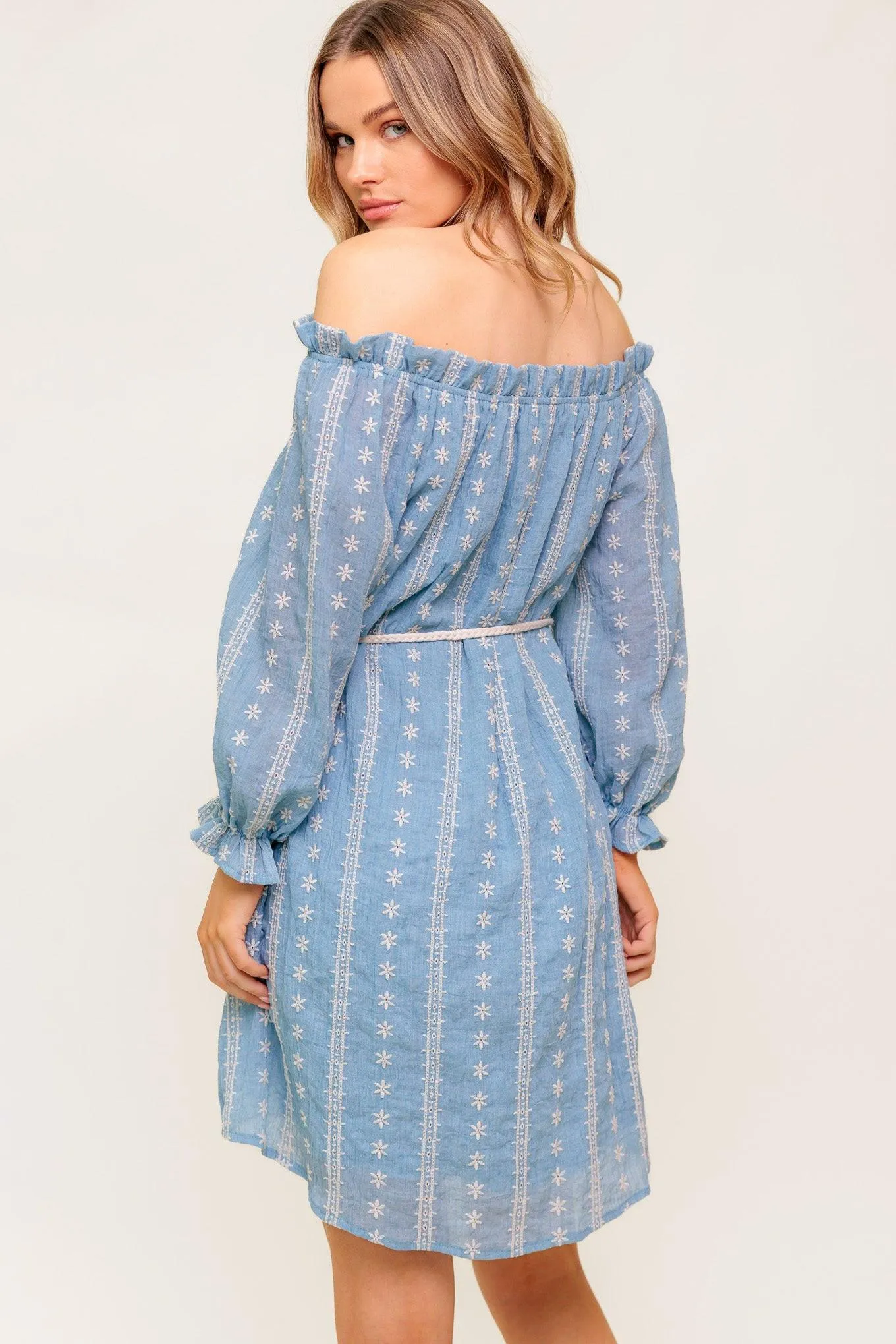 No More Cloudy Skies Woven Mini Dress sold by Zulily product image thumbnail 3