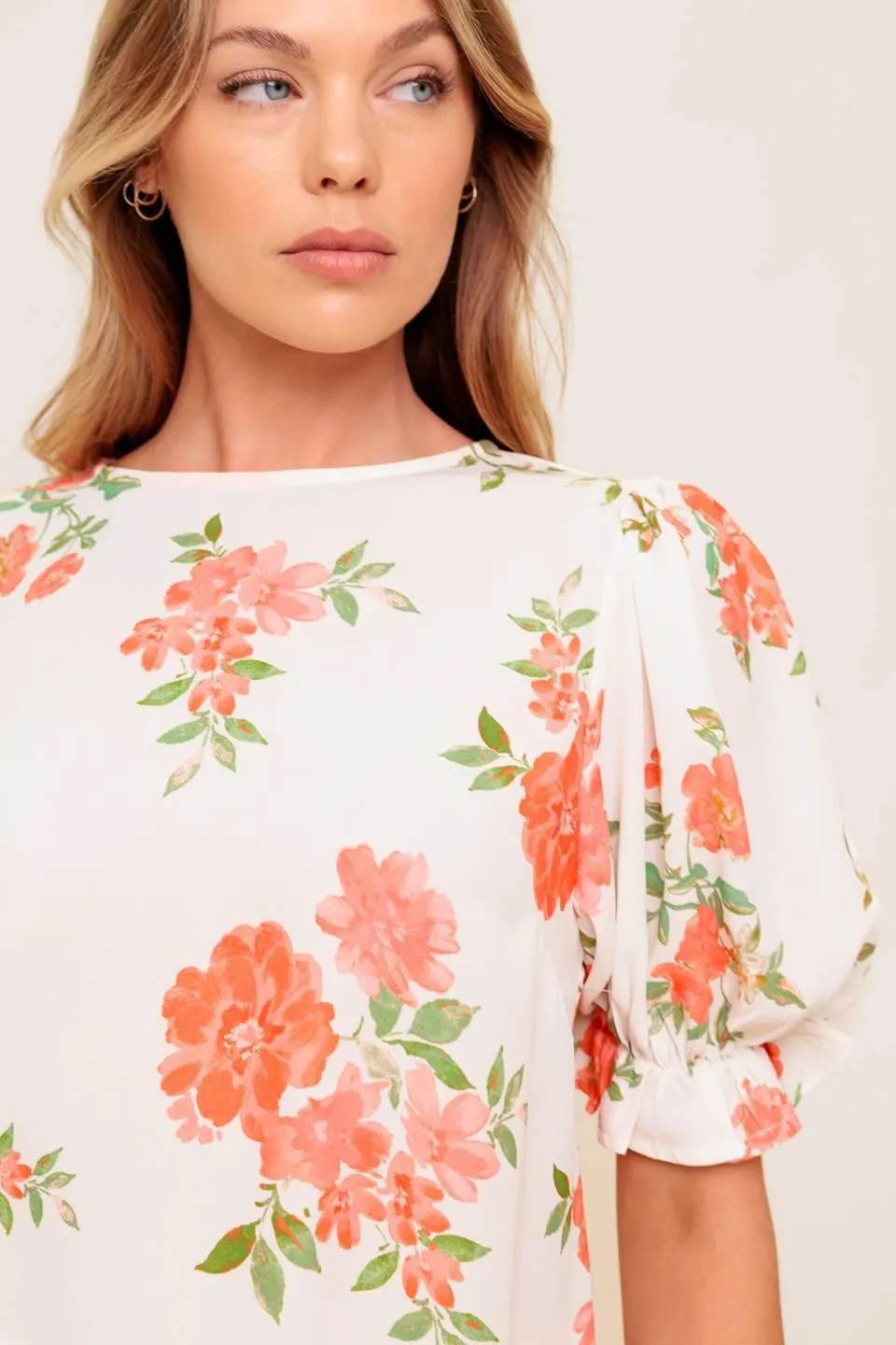 Lovely Days Ivory Woven Top sold by Zulily product image thumbnail 2