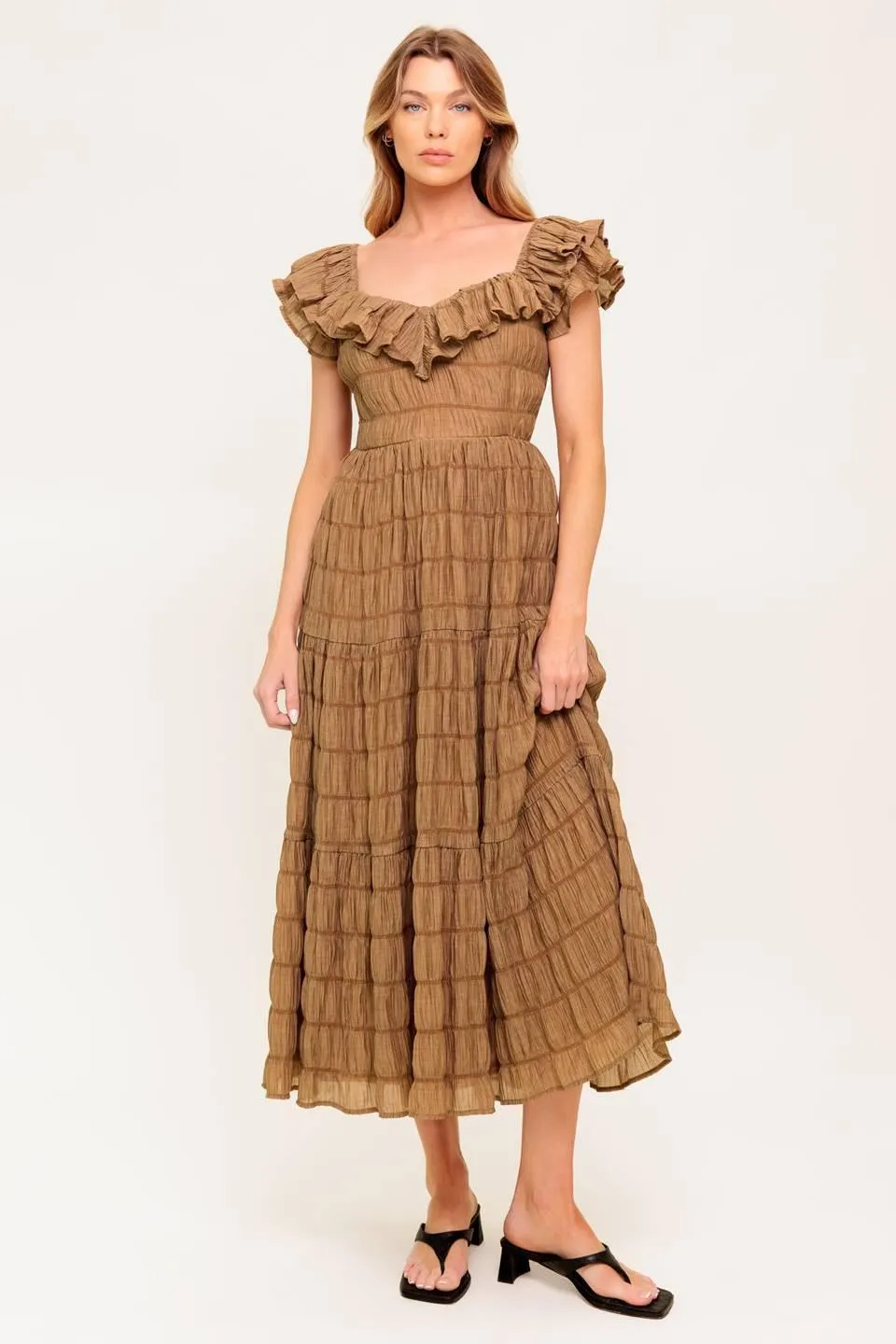 Natural Balance Woven Midi Dress sold by Zulily product image thumbnail 4
