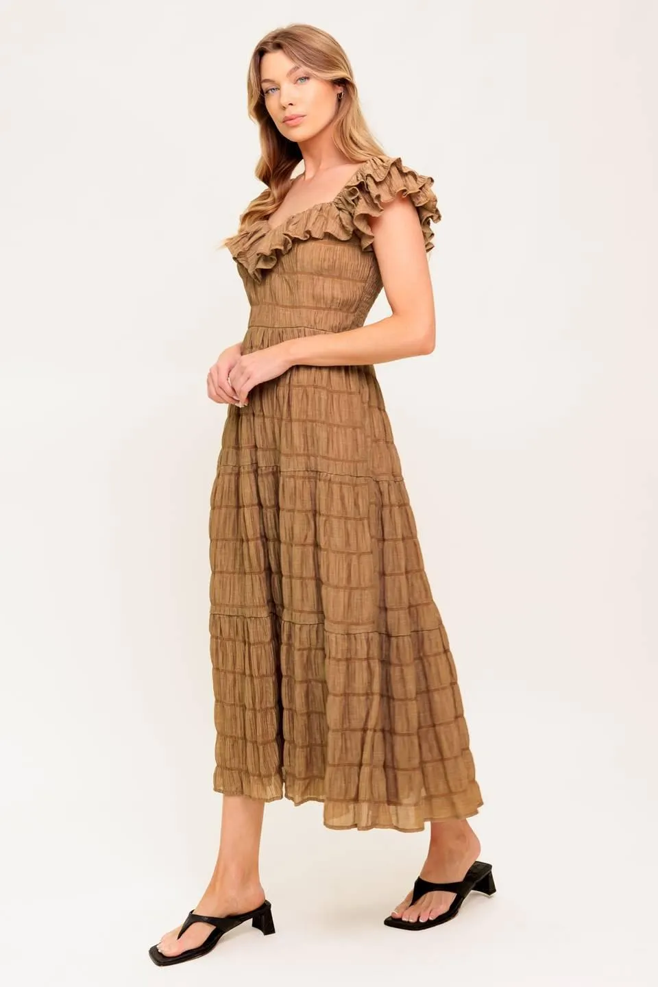 Natural Balance Woven Midi Dress sold by Zulily product image thumbnail 5