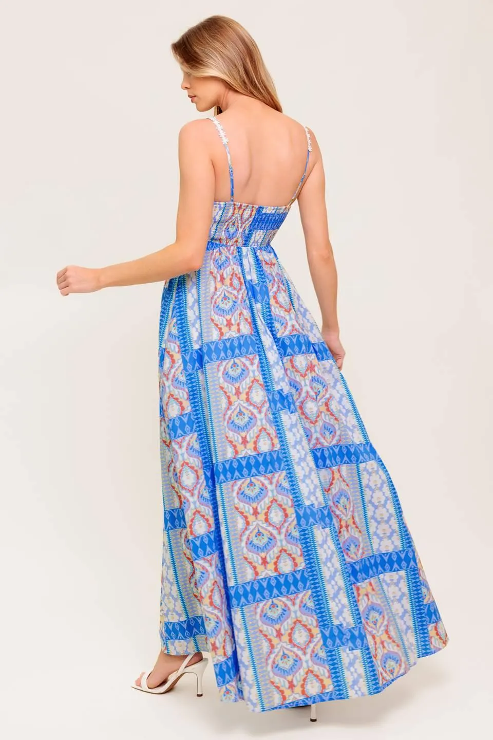 Lasting Magic Blue Woven Maxi Dress sold by Zulily product image thumbnail 5