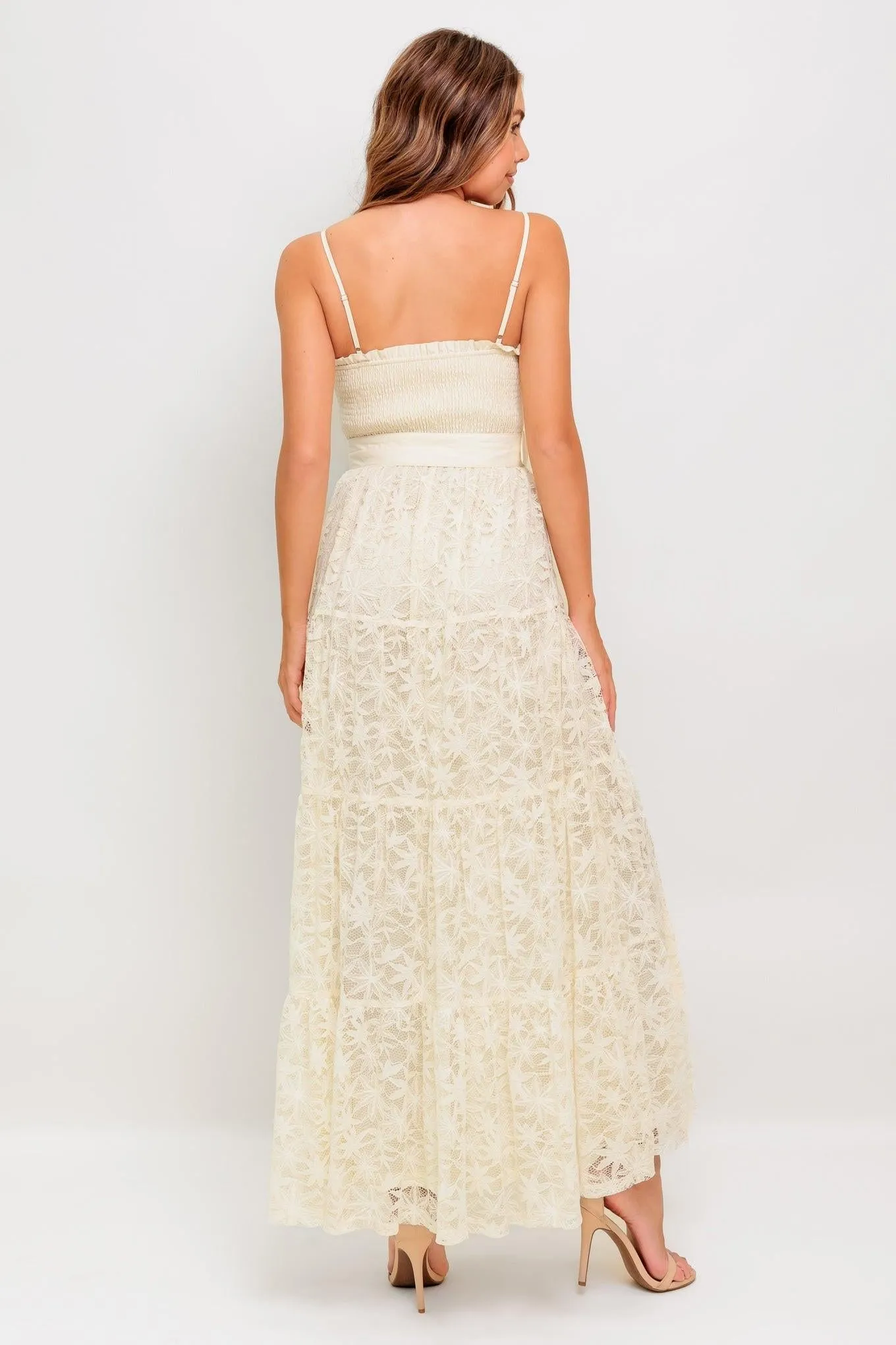 Paradise Awaits Woven Lace Ankle Dress sold by Zulily product image thumbnail 4