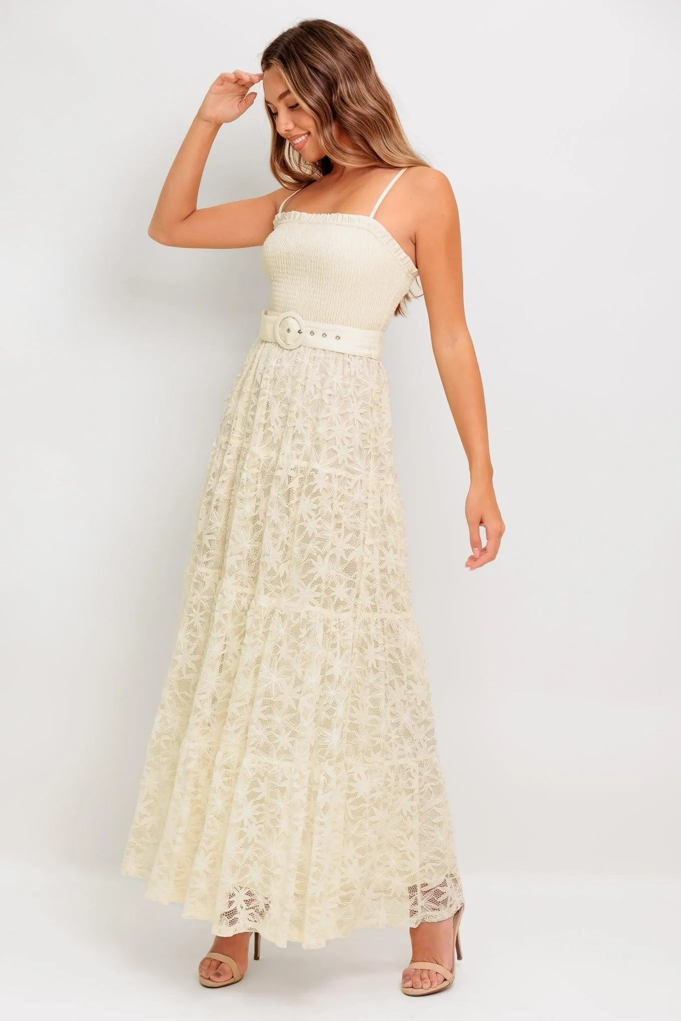 Paradise Awaits Woven Lace Ankle Dress sold by Zulily product image thumbnail 5