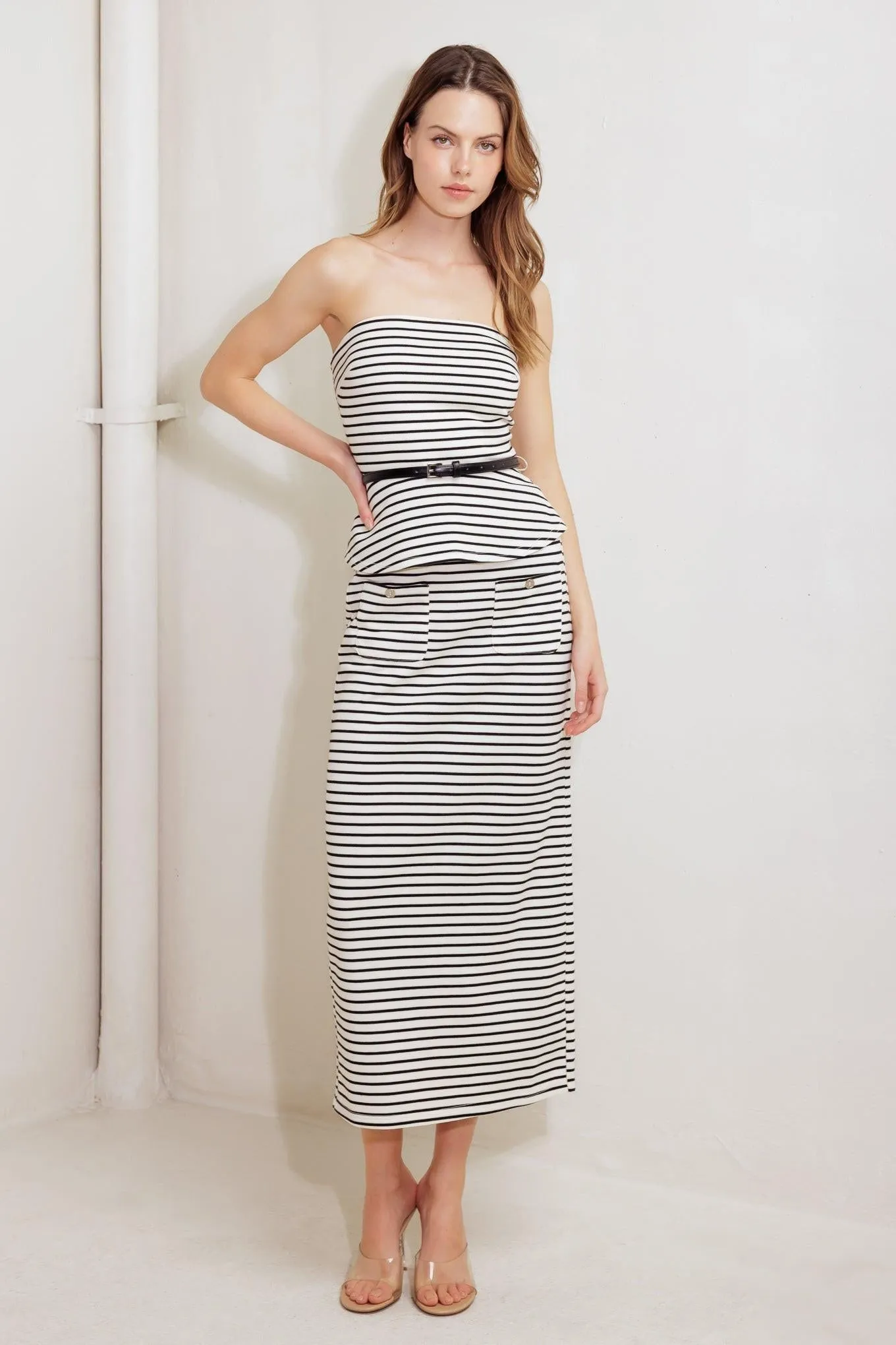 Winding Path Striped Woven Tube Top sold by Zulily product image thumbnail 3