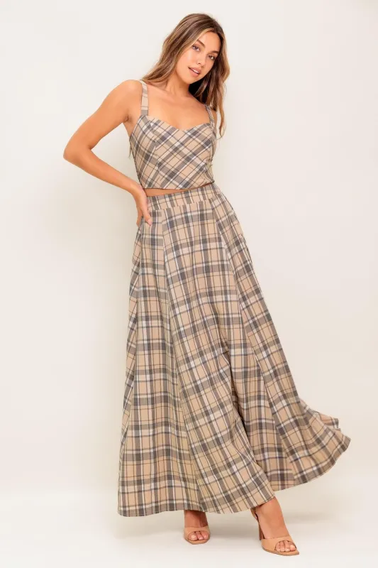 Heritage Charm Woven Top and Skirt Set made by Flying Tomato