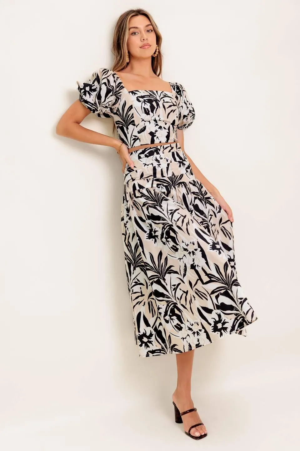 Neutral Zone Woven Top and Skirt Set sold by Zulily product image thumbnail 2