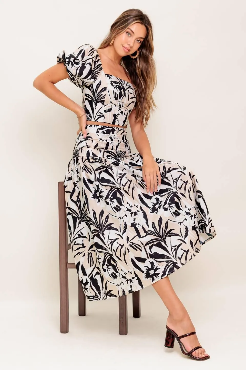 Neutral Zone Woven Top and Skirt Set sold by Zulily product image thumbnail 3