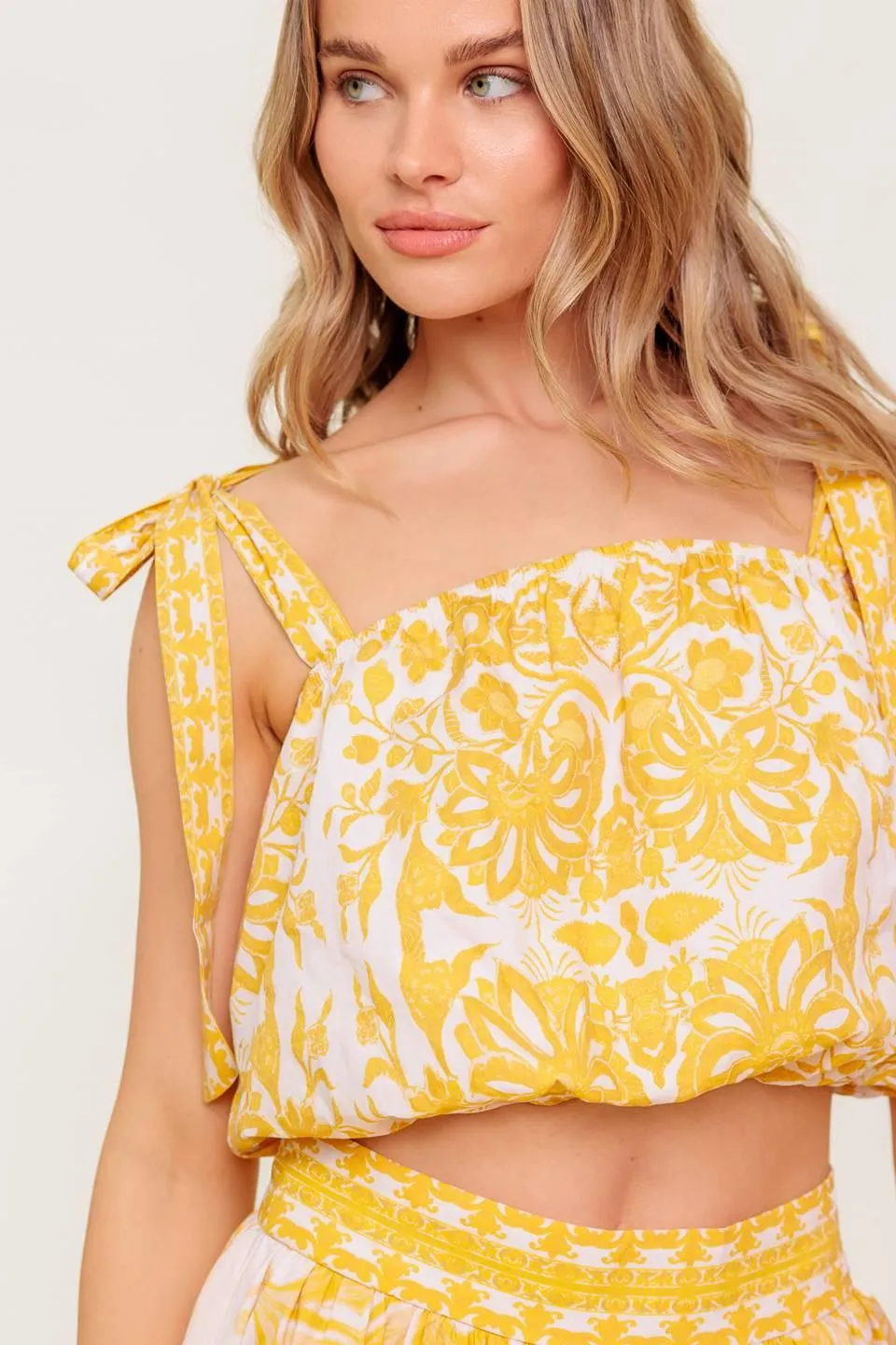 Twig Light Noir Woven Top and Skirt Set sold by Zulily product image thumbnail 2