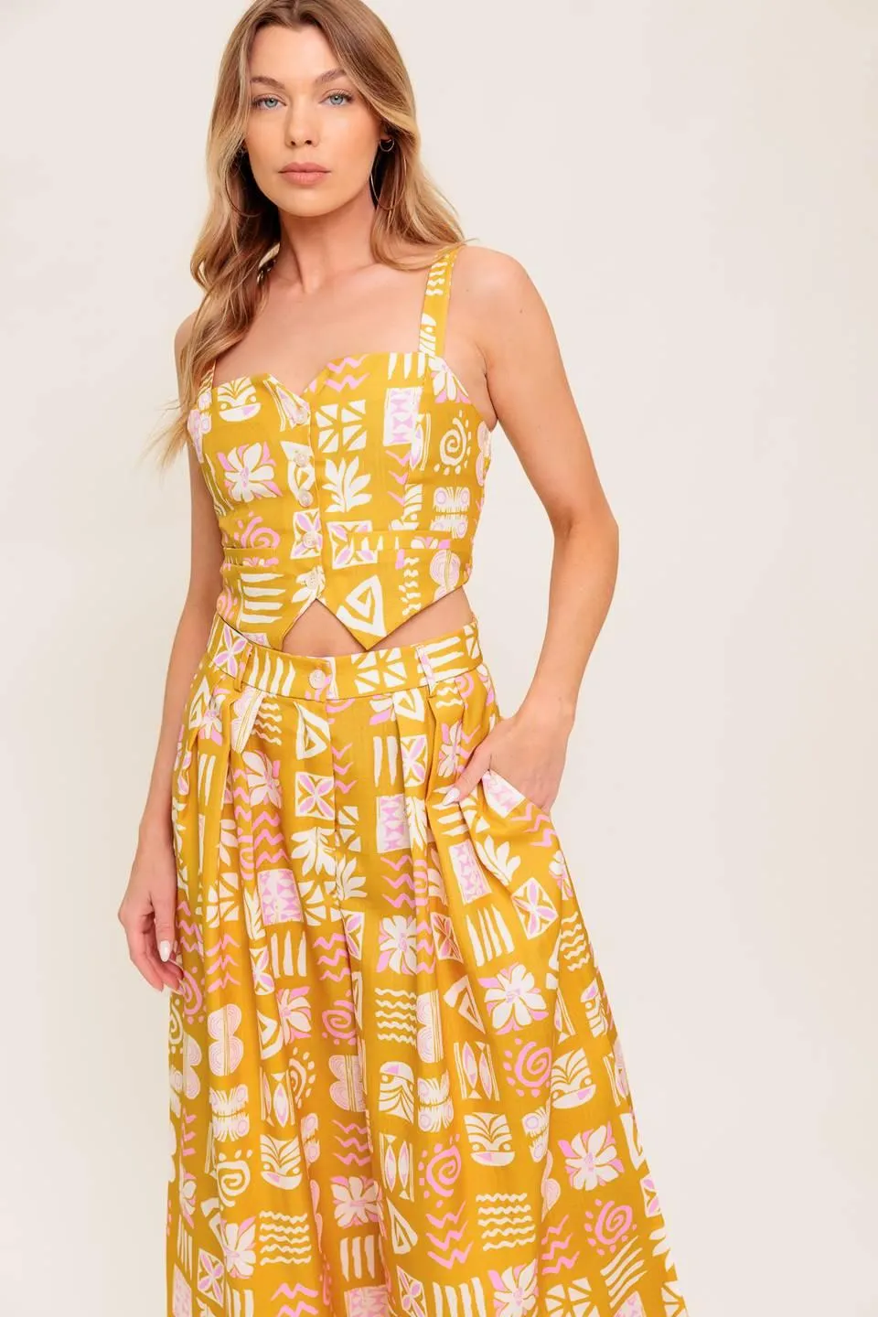 Pretty Meadow Woven Top and Pant Set sold by Zulily product image thumbnail 3