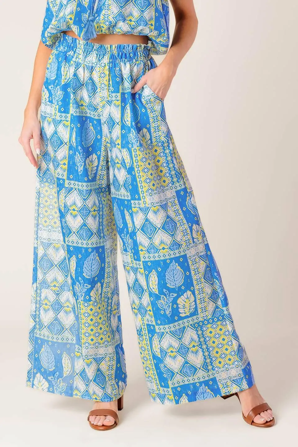 Let's Get Out of Town Woven Top and Pant Set sold by Zulily product image thumbnail 5
