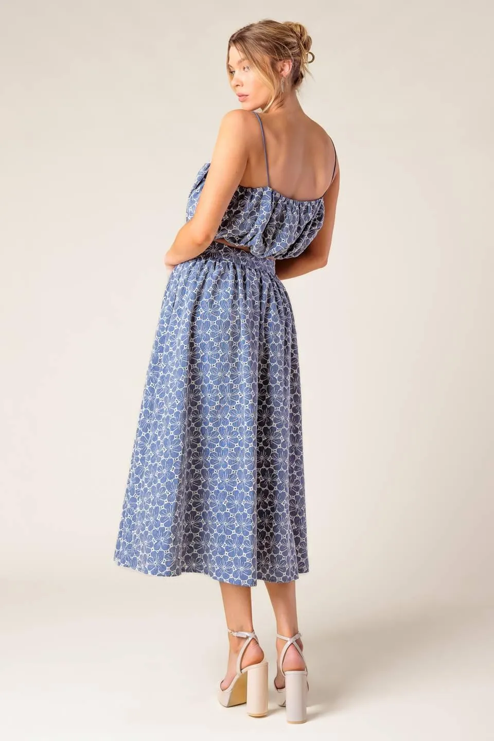The Beauty of Now Woven Eyelet Top and Skirt Set sold by Zulily product image thumbnail 2