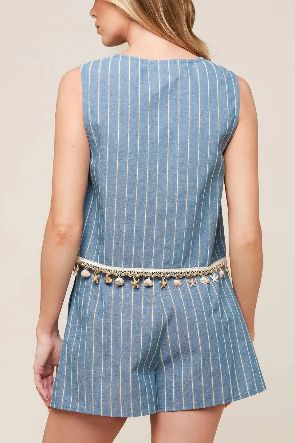 Songs of the Sky Woven Top and Shorts Set sold by Zulily product image thumbnail 2